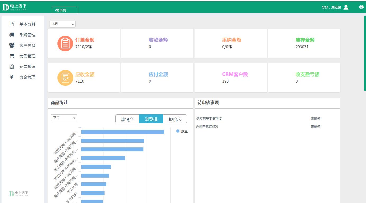 电上店下_进销存软件